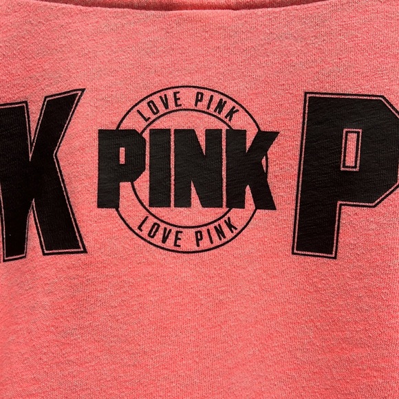 PINK light sweater sz S good condition 73% COTTON 27% POLYESTER peach orange - Picture 5 of 5